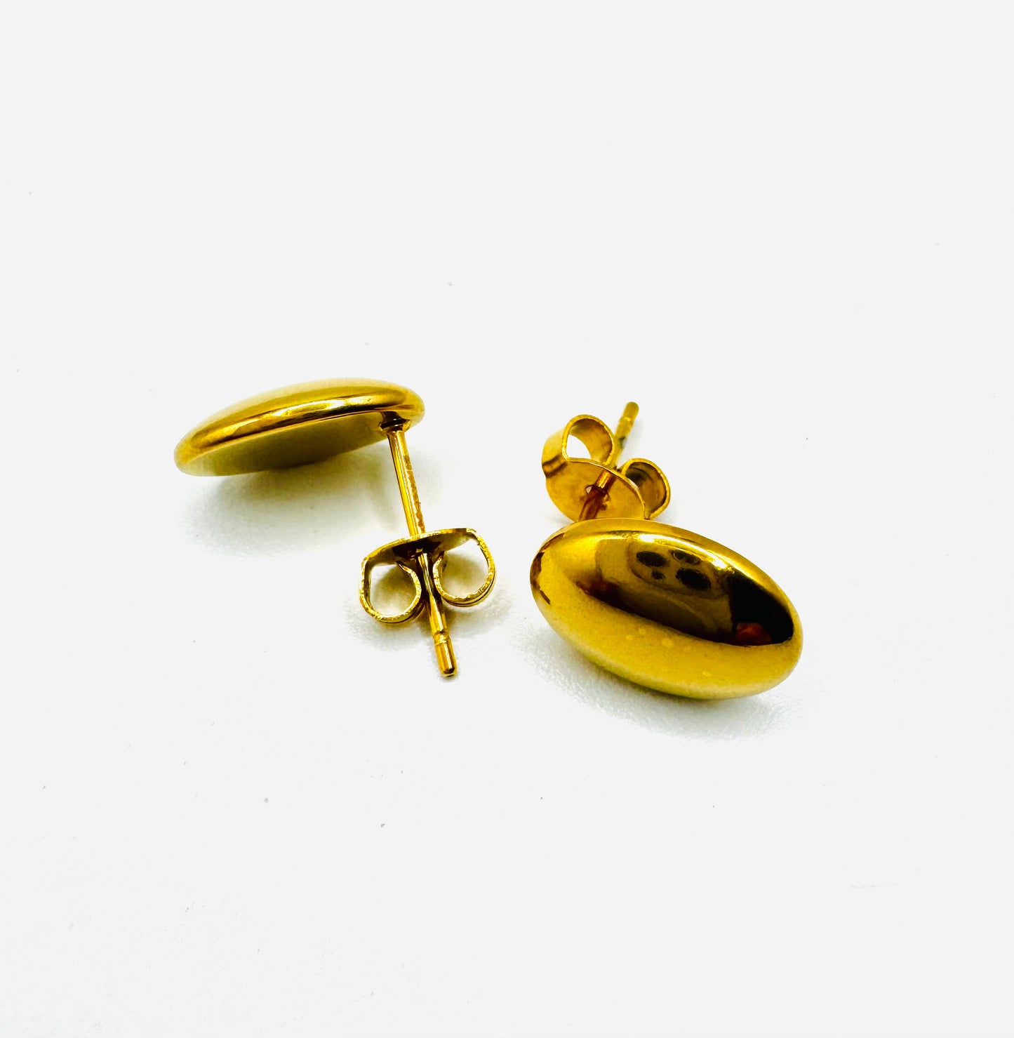 Oval Golden Studs