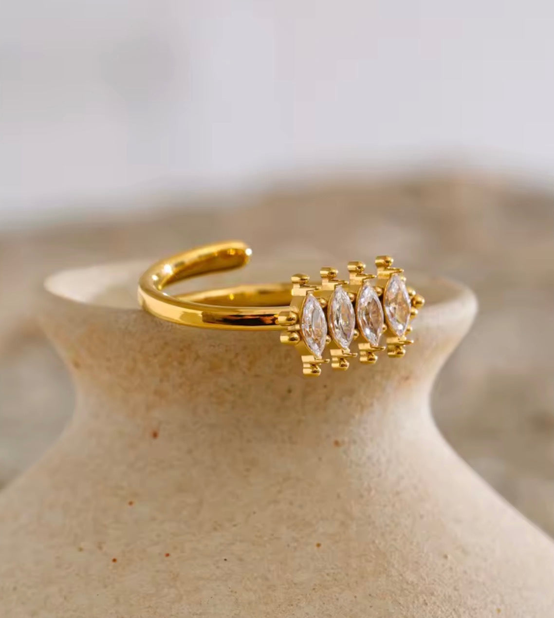 Anillo Ajustable 4 Princesas