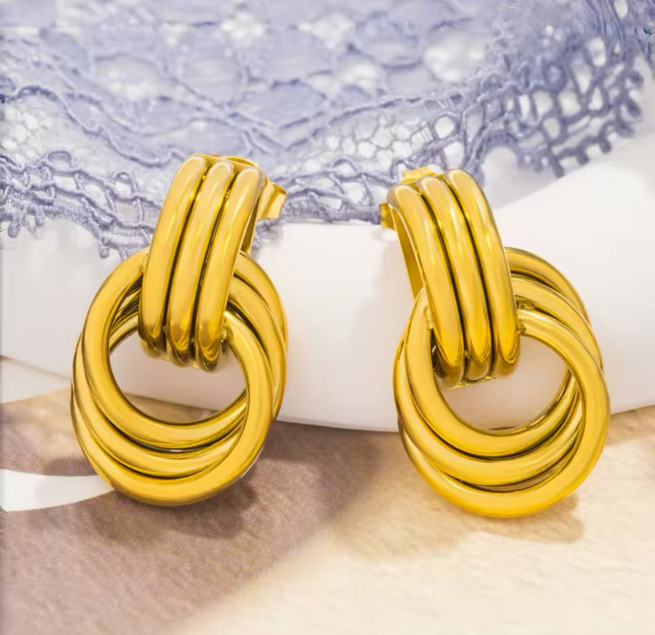 Colgantes Círculos Retorcidos