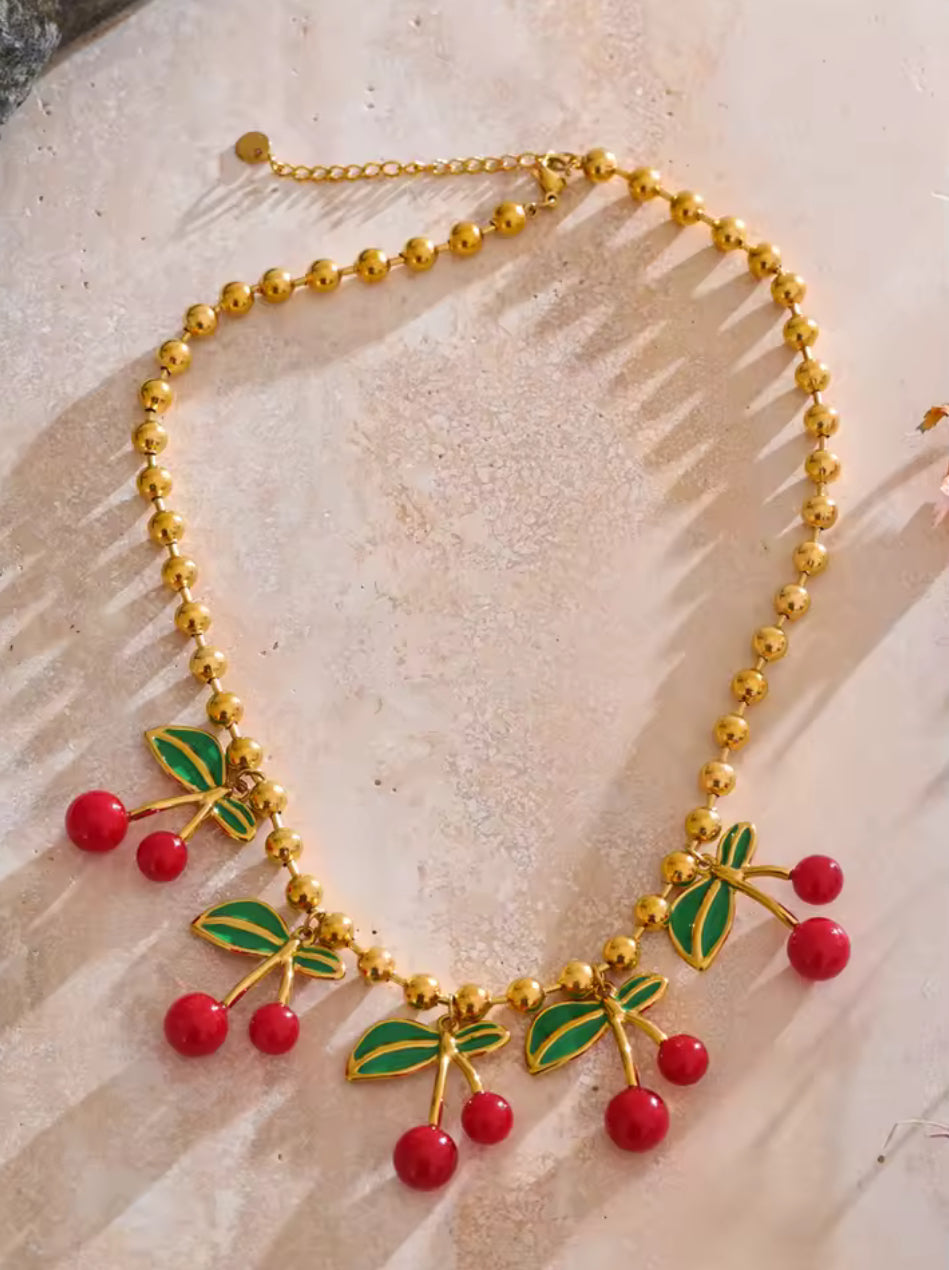 Sweet Cherry Necklace