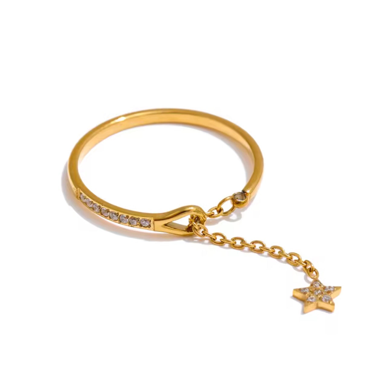 Anillo Estrella Colgante