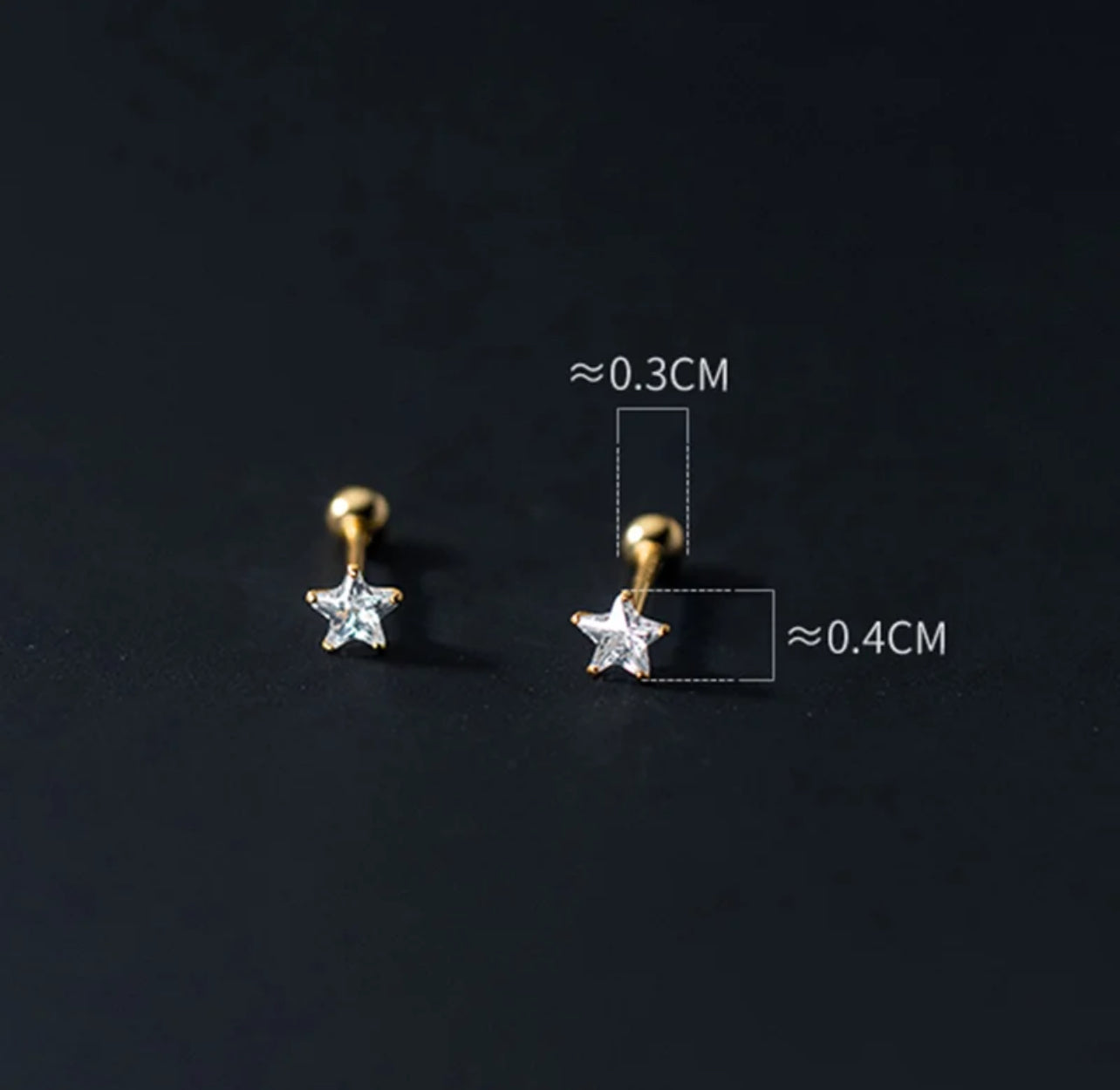 Mini Estrella de Zirconia