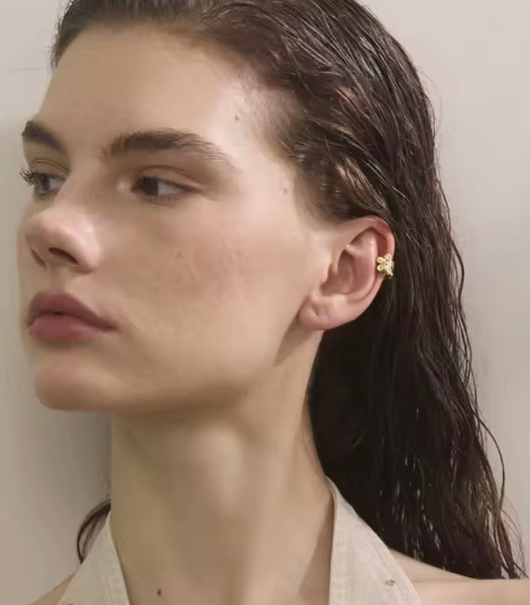 Flower Ear Cuff
