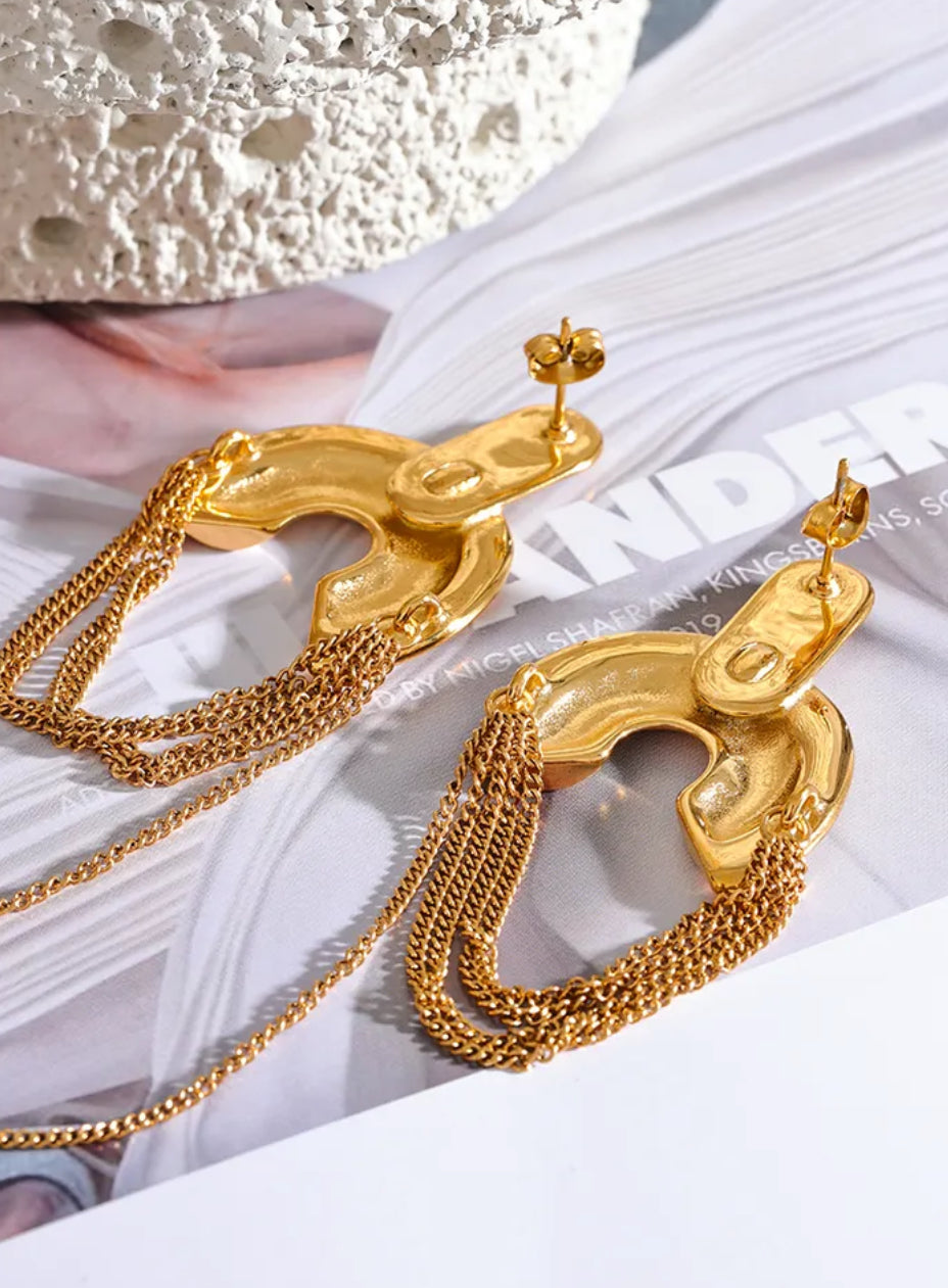 Statement Horseshoe Earrings