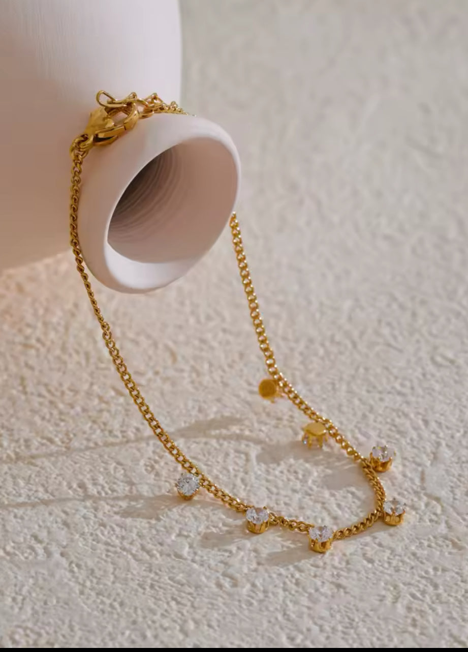 Pulsera Cristales Delicados