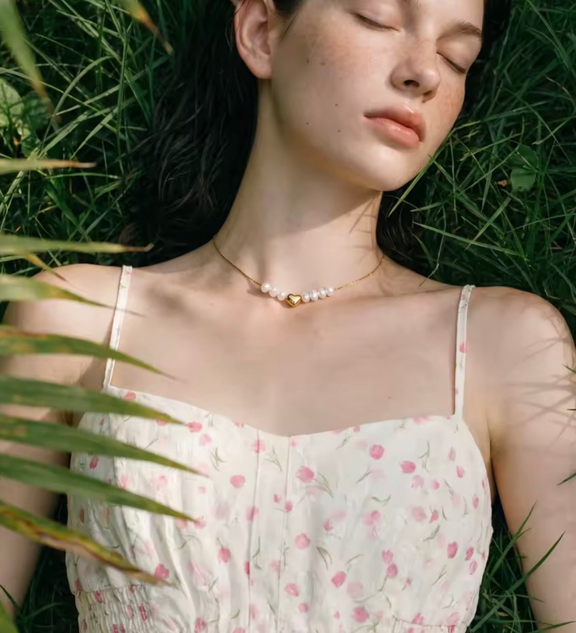 Pearl Heart Necklace