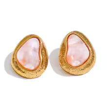 Corazón de Resina Rosa