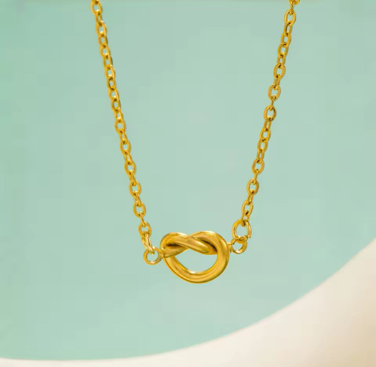 Tie Knot Pendant Chain