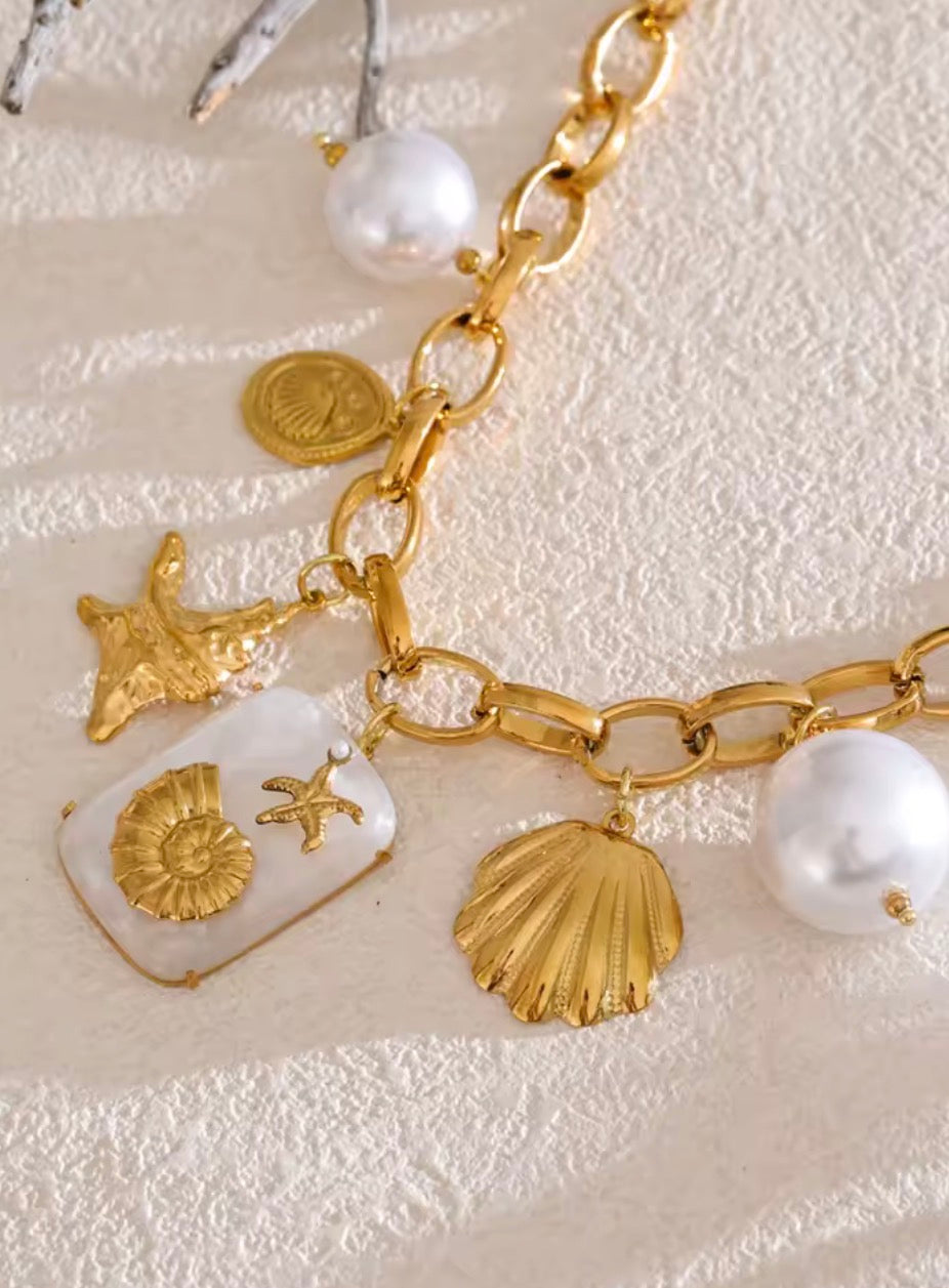 Resin Starfish Necklace