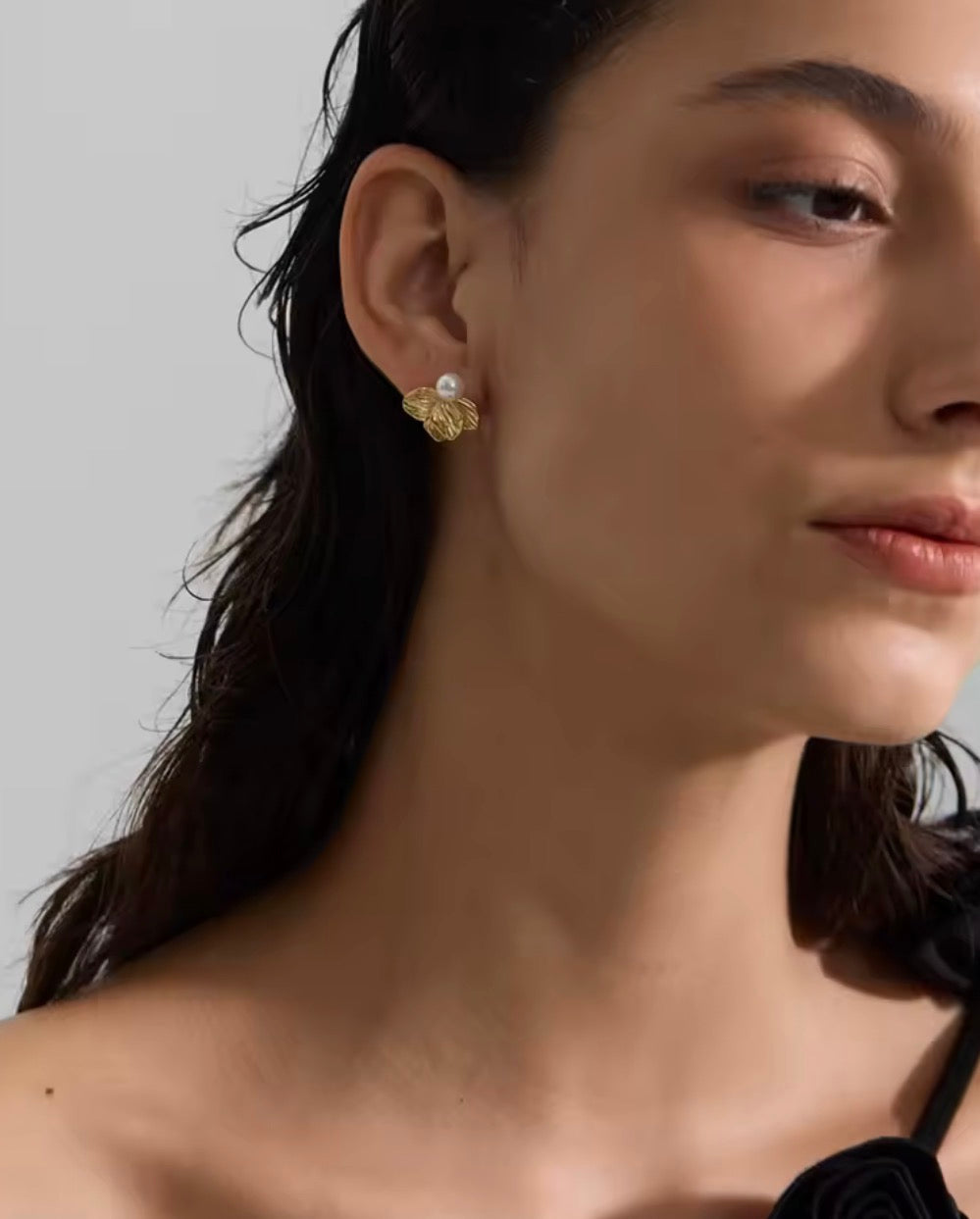 Perlas y Hojas estilo Korea