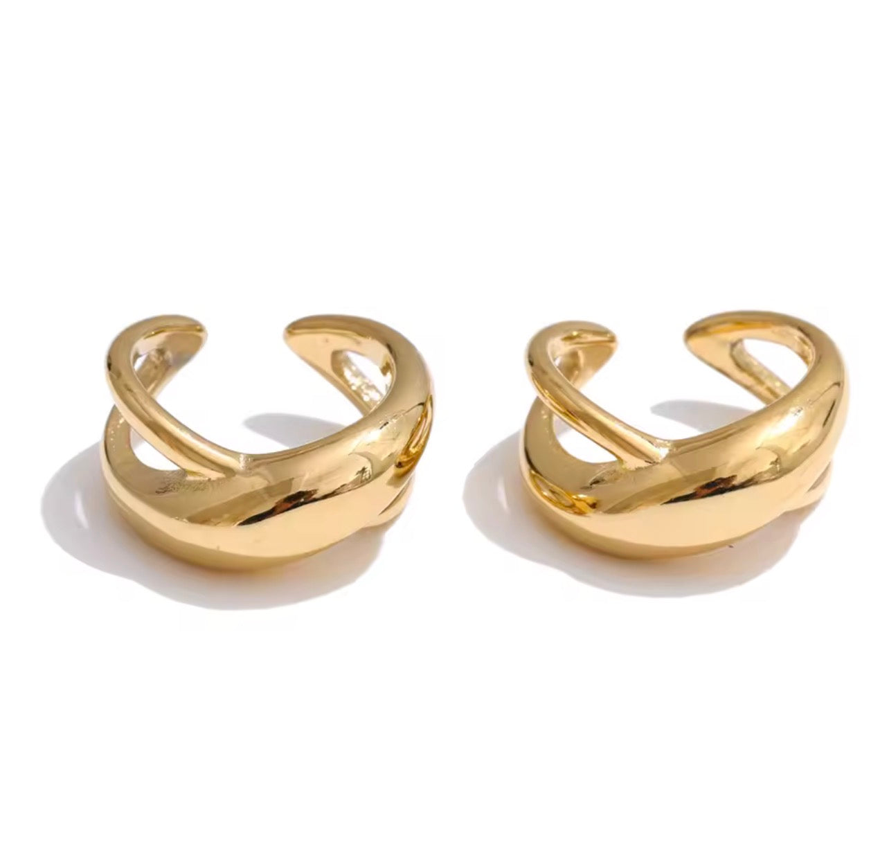 Chuncky “X” Ear Cuff