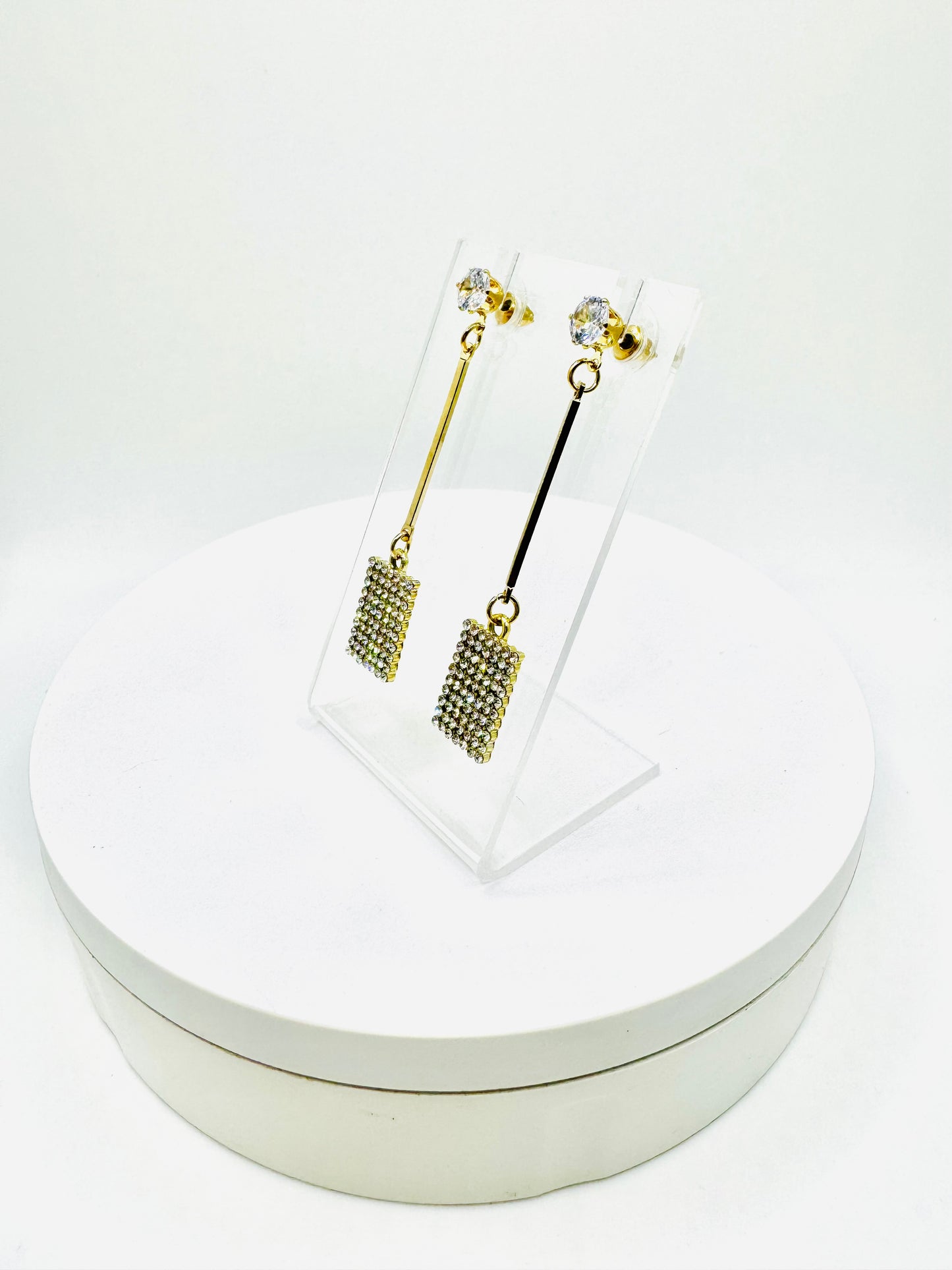 Cuadrados Largos Dorados