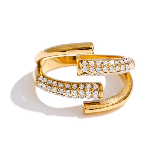 Zirconia Layered Ring