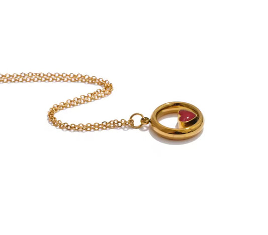 Cadena Doble Corazón