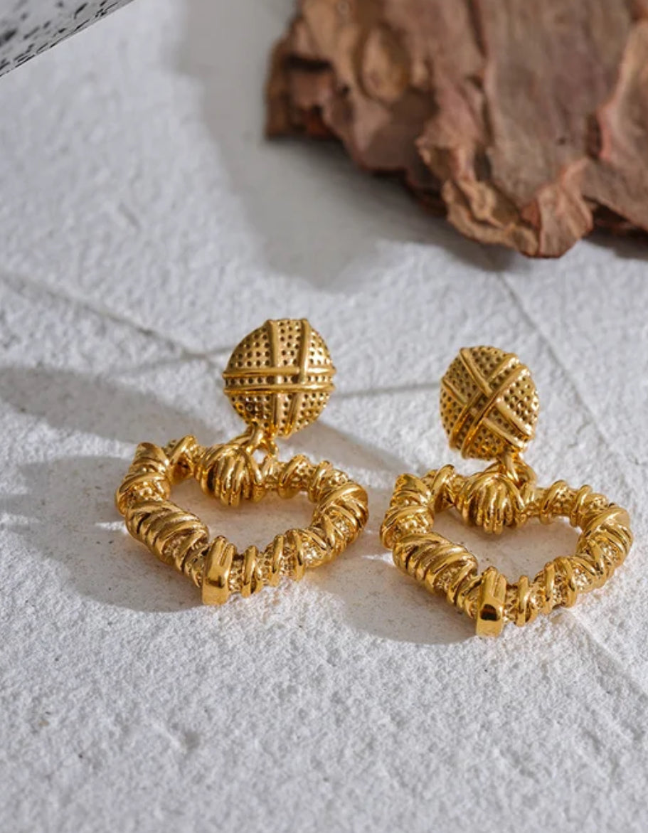 Vintage Hollow Heart