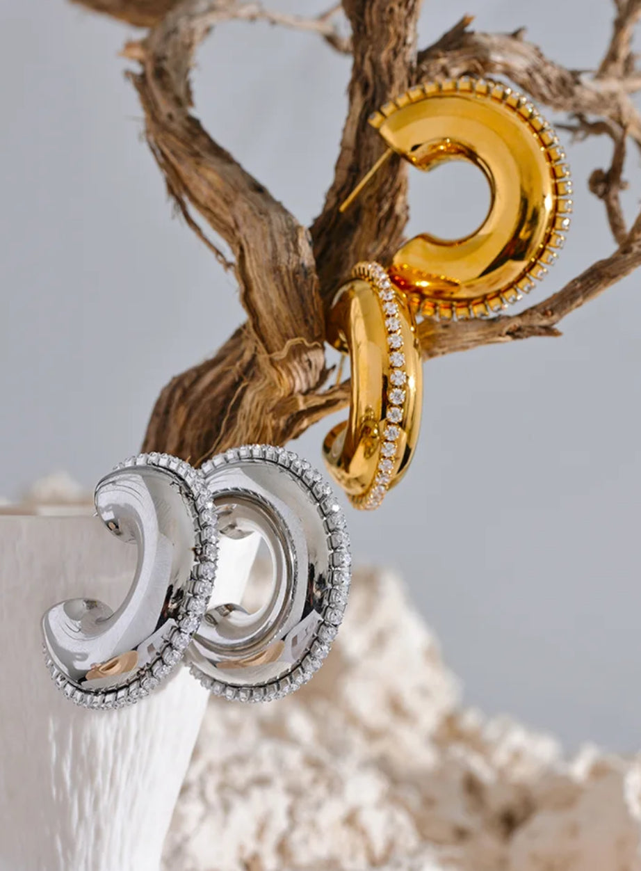 Glam Chunky C - Hoop