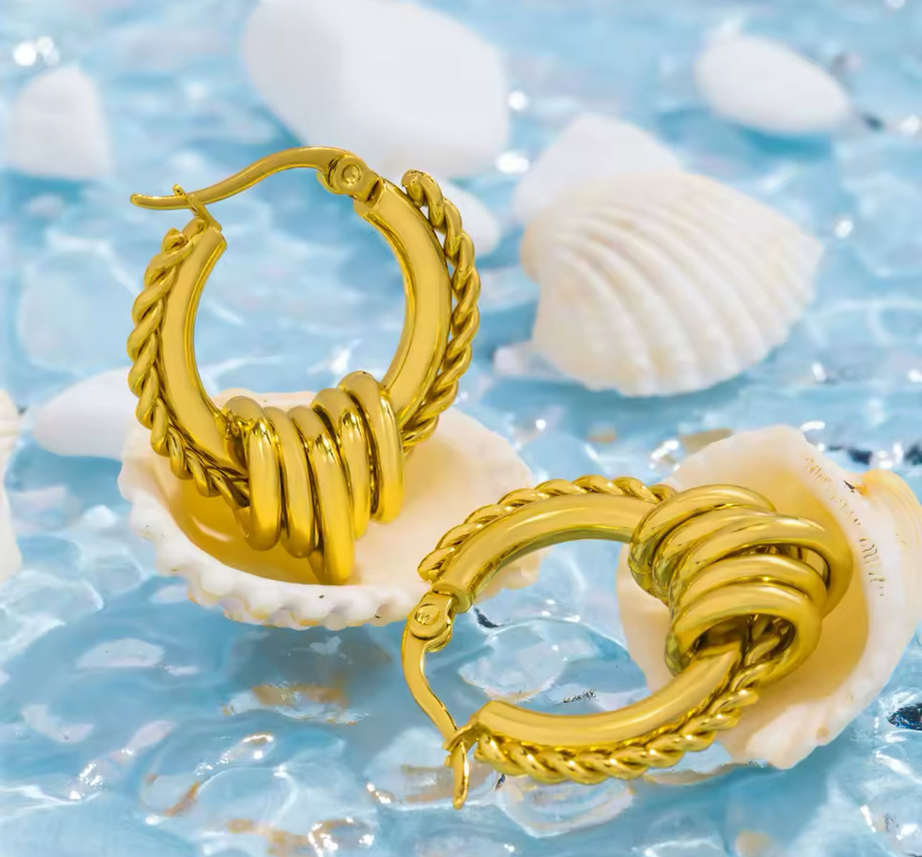 Aretes Circulares Multicapa