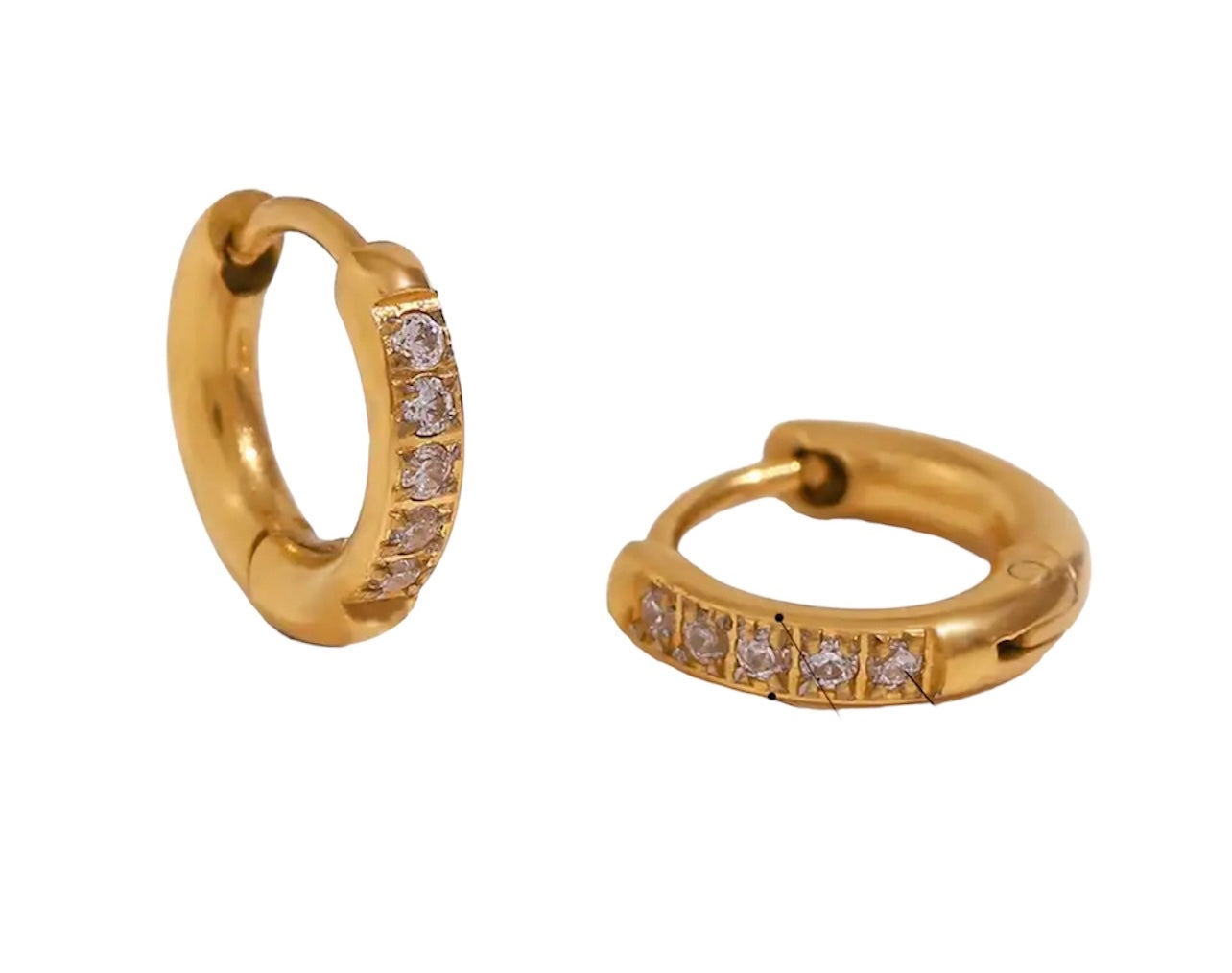 Mini Argollitas Circonias