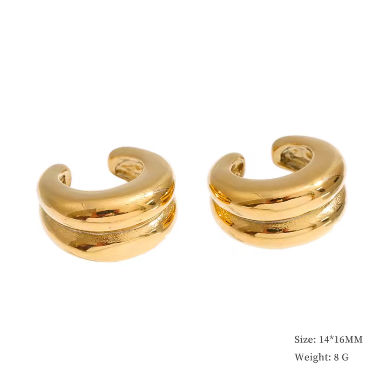 Mini Double C Chuncky Ear Cuff