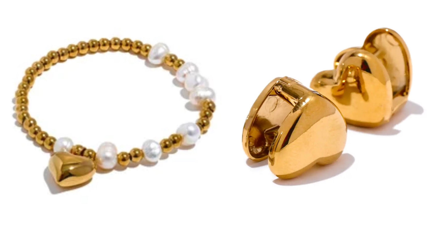 Corazones Doble Cara Set