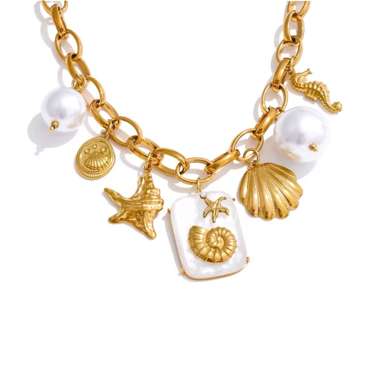 Resin Starfish Necklace