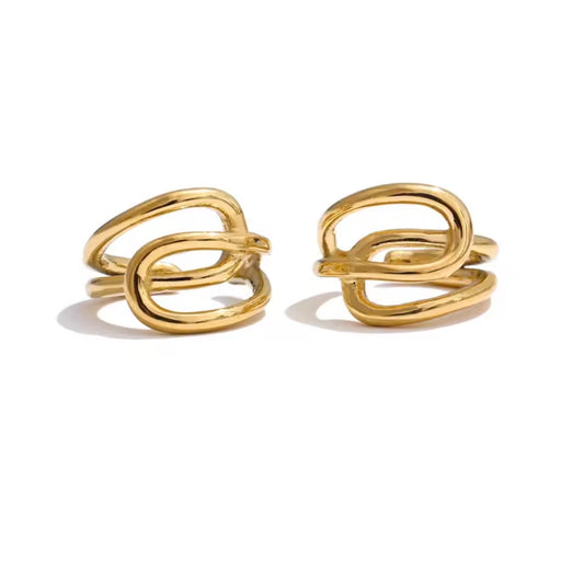 Ear Cuff Entrelazado