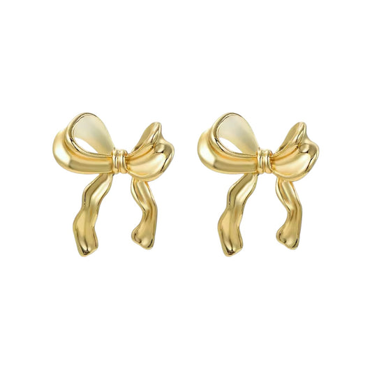Ribbon Bow Stud