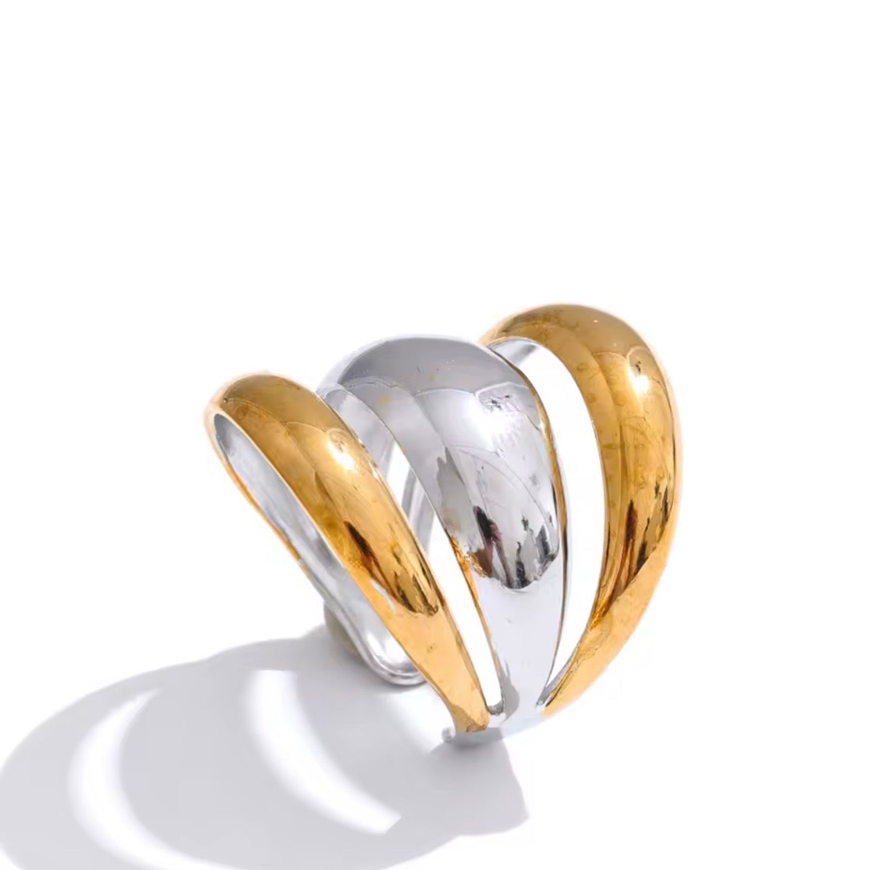 Anillo Bicolor Abierto