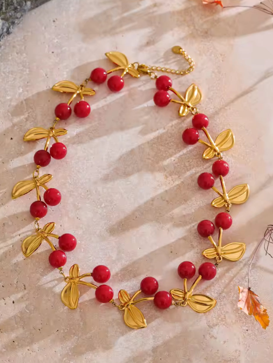 Cherry Charm Necklace