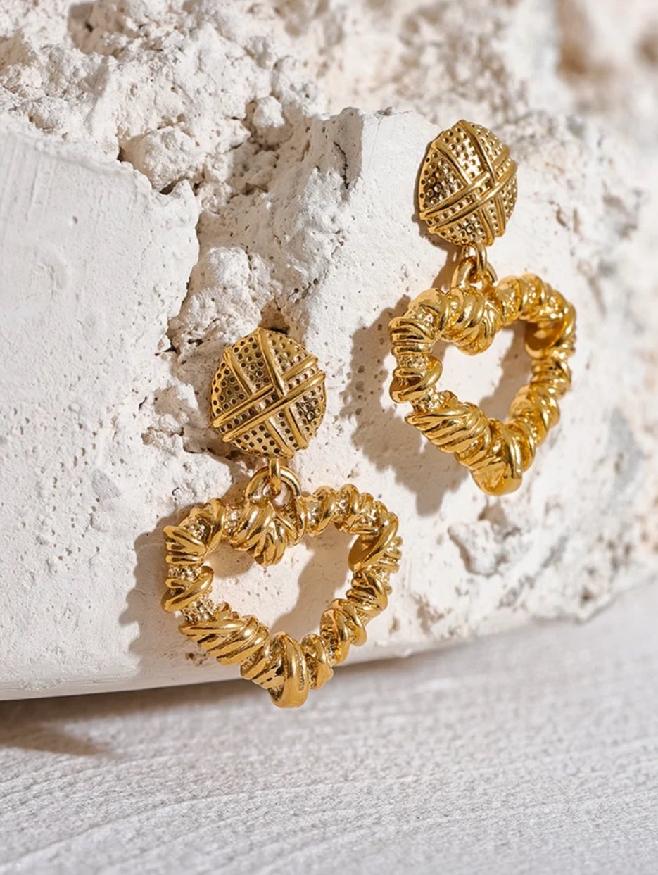 Vintage Hollow Heart