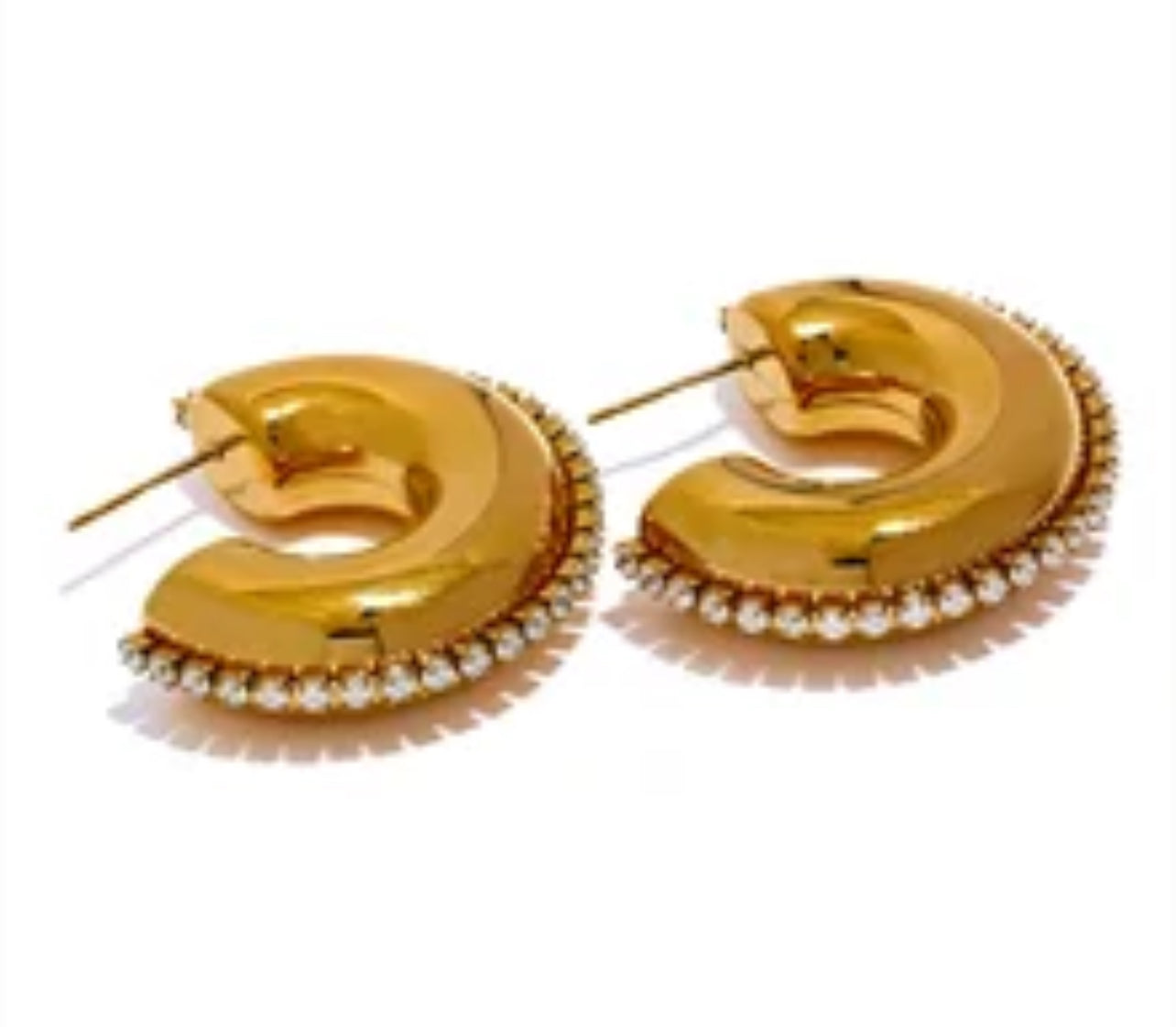 Glam Chunky C - Hoop