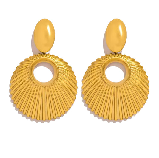 Shell Textured Earrings