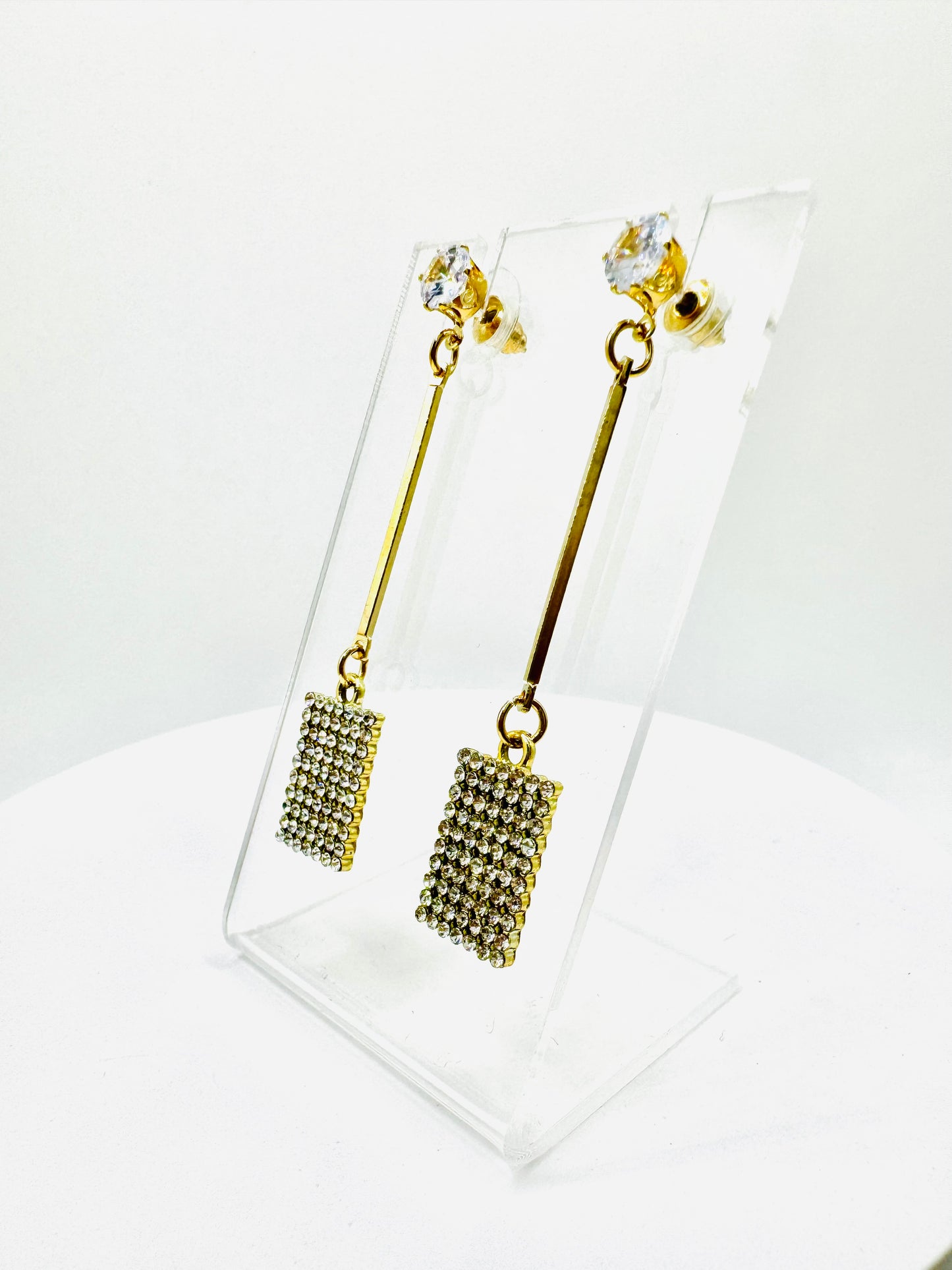 Cuadrados Largos Dorados