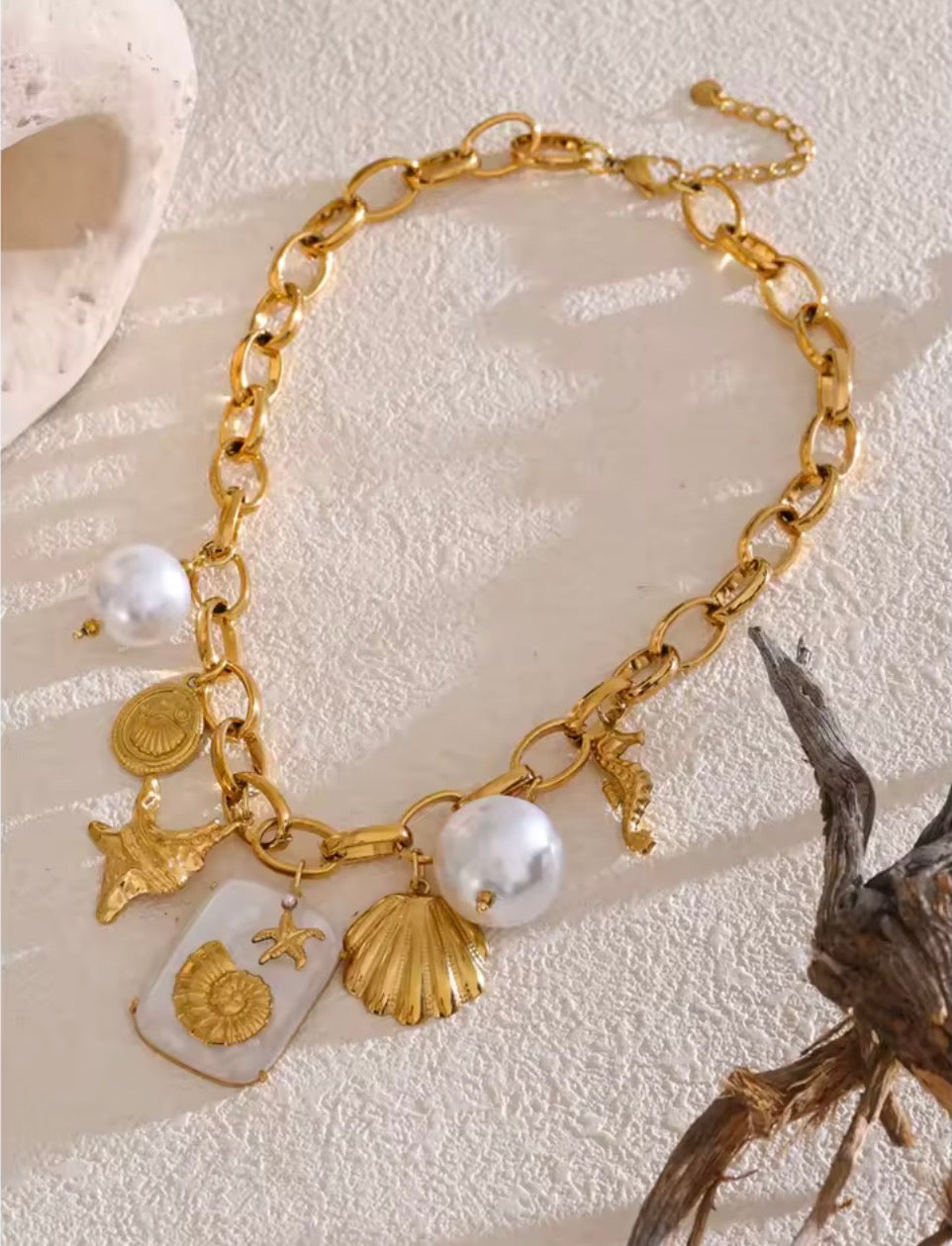 Resin Starfish Necklace