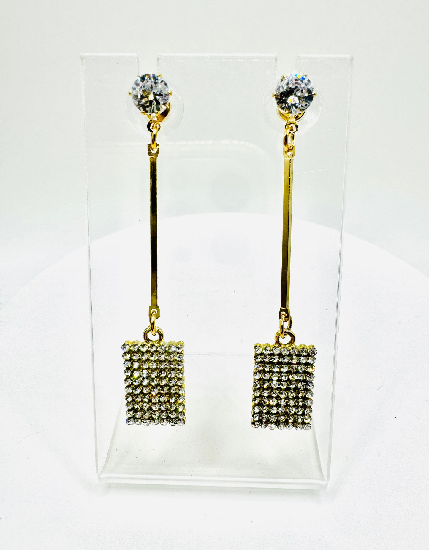 Cuadrados Largos Dorados