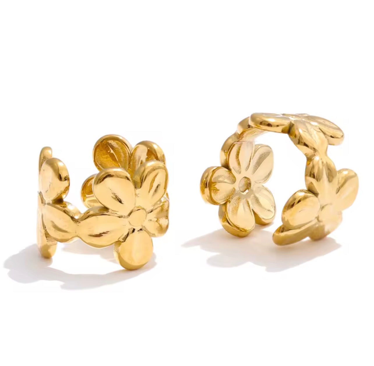 Flower Ear Cuff