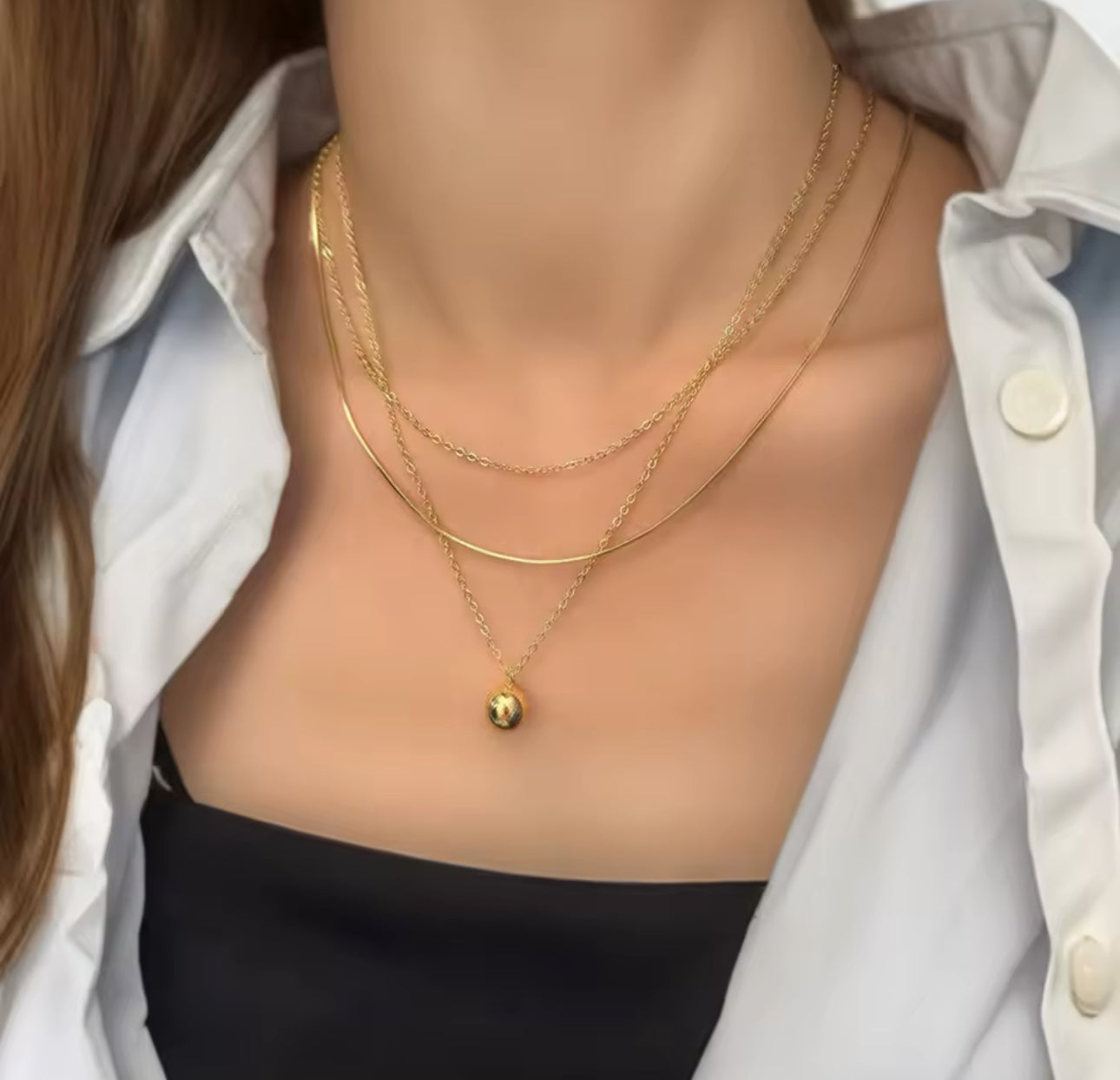 Cadena Colgante Redondo