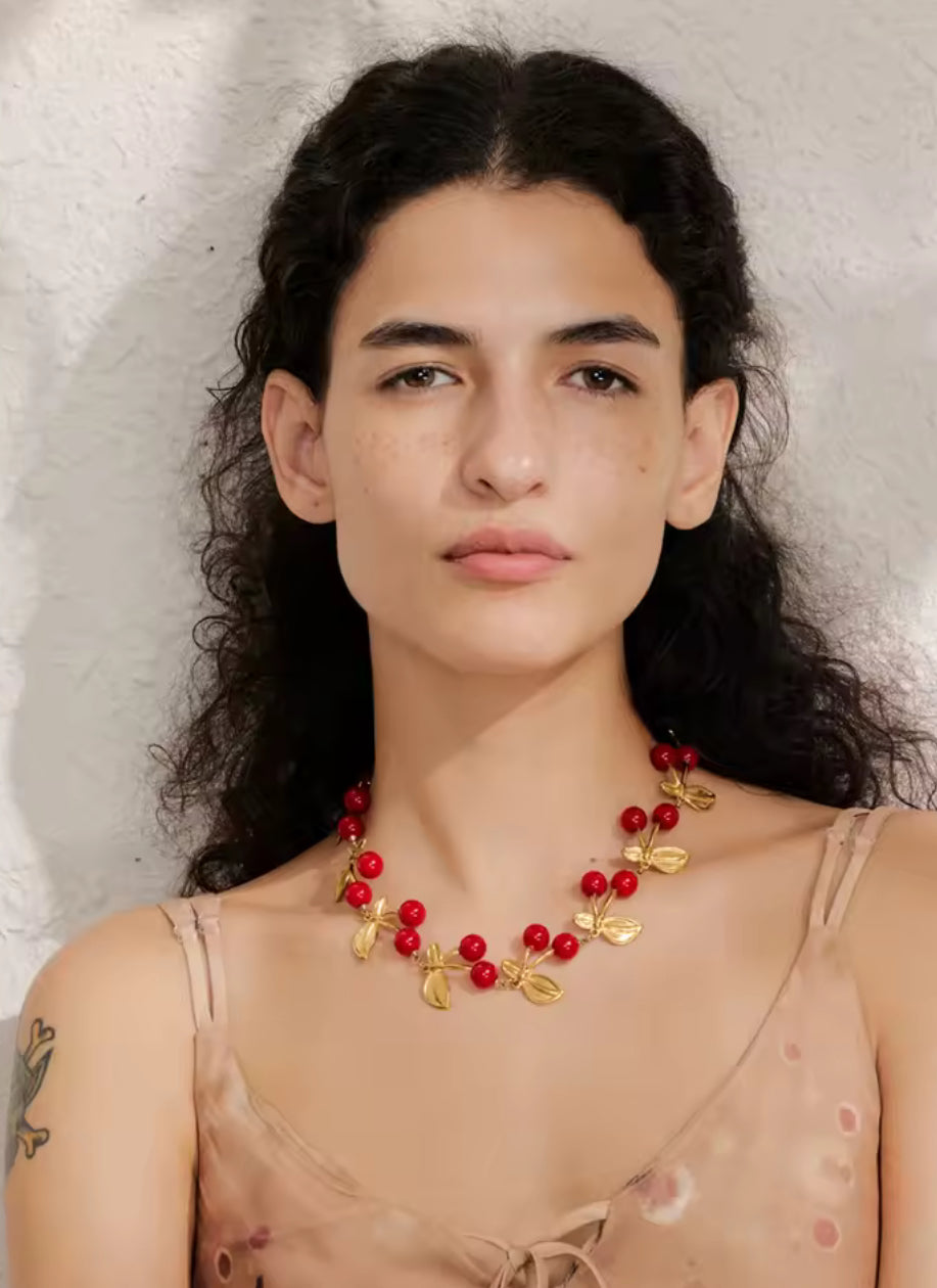 Cherry Charm Necklace