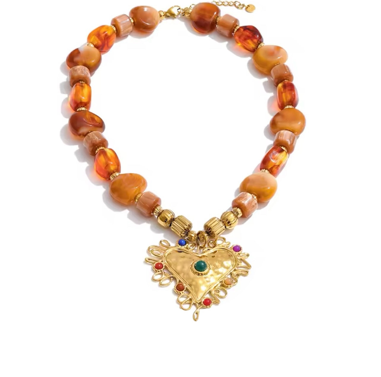 Statement Resin Acrylic Necklace