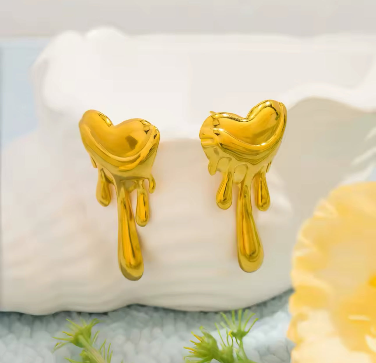 Colgantes Corazon de Lava