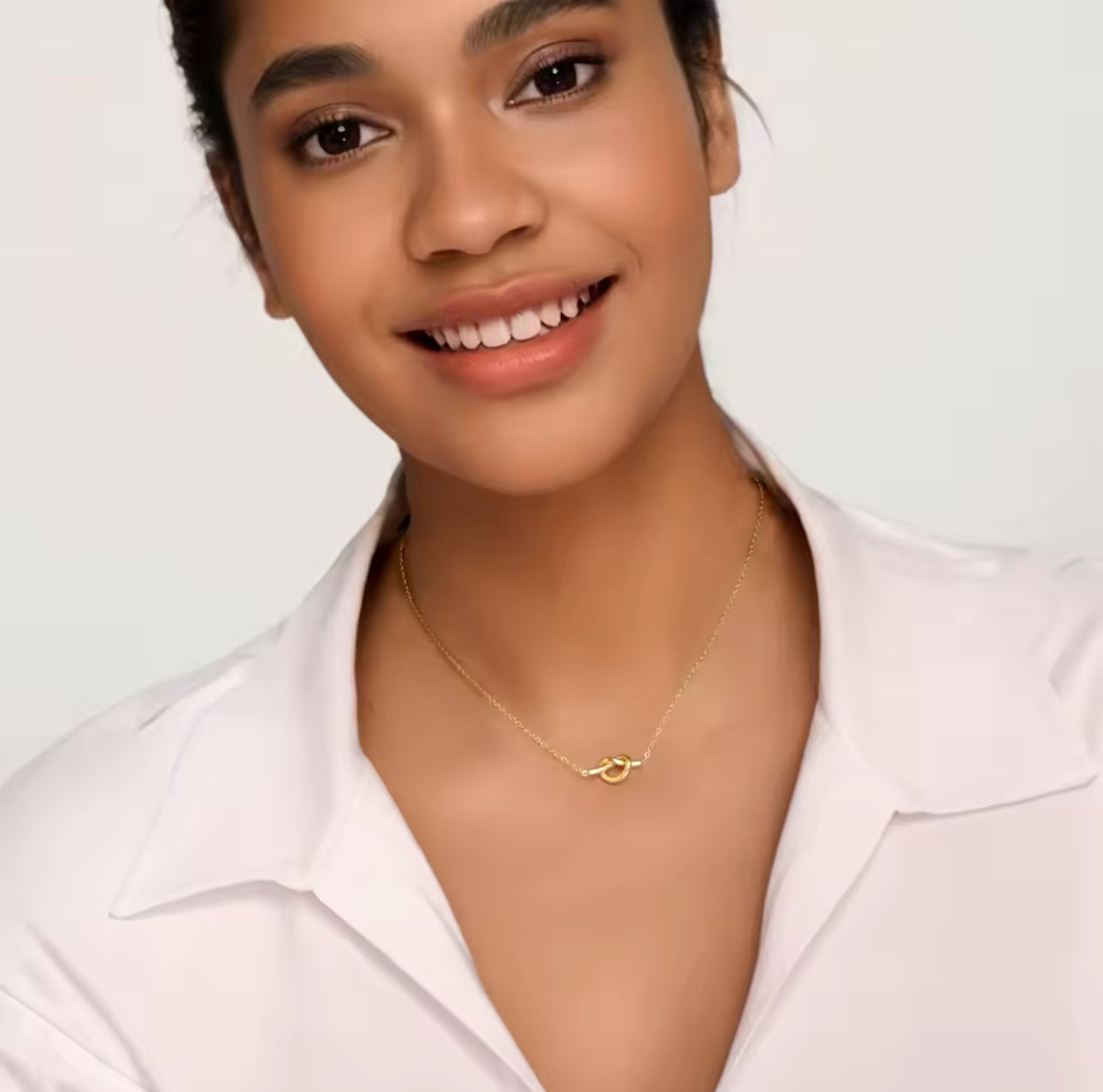 Tie Knot Pendant Chain