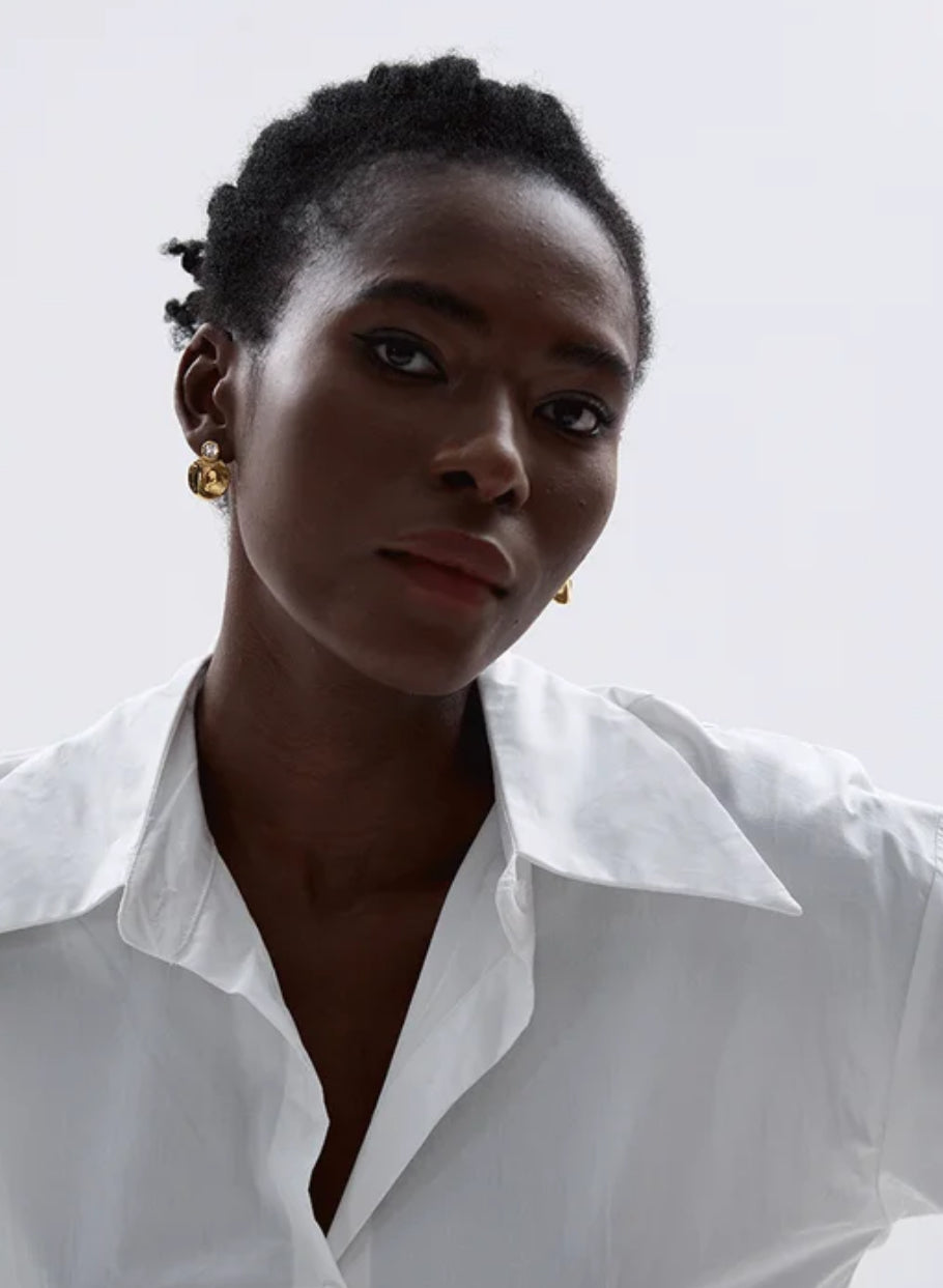 Irregular Circle Stud