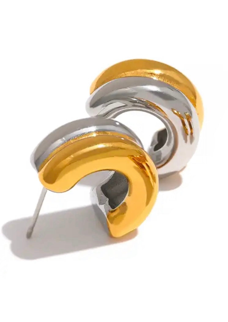 Mixed Double C- Hoops