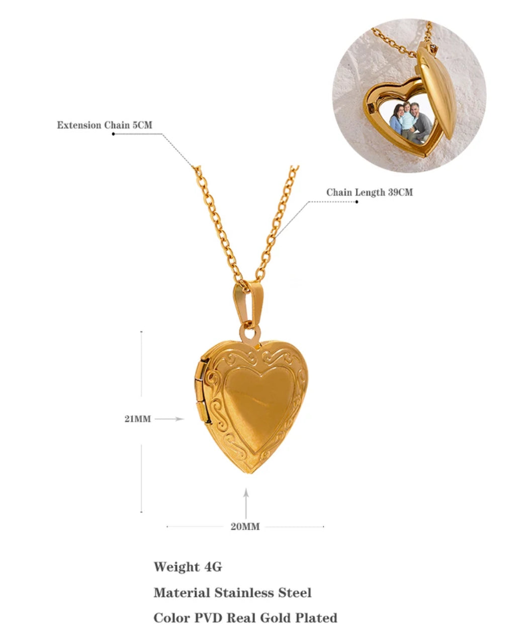 Youre in my Heart Locket