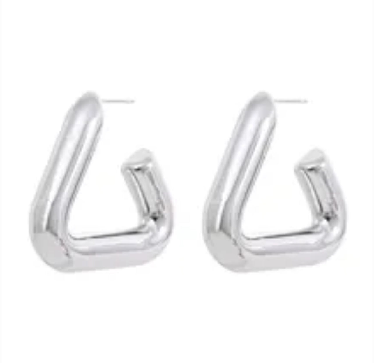 Triangle Chunky Hoop