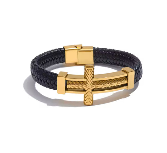 Pulsera Cruz de Lujo