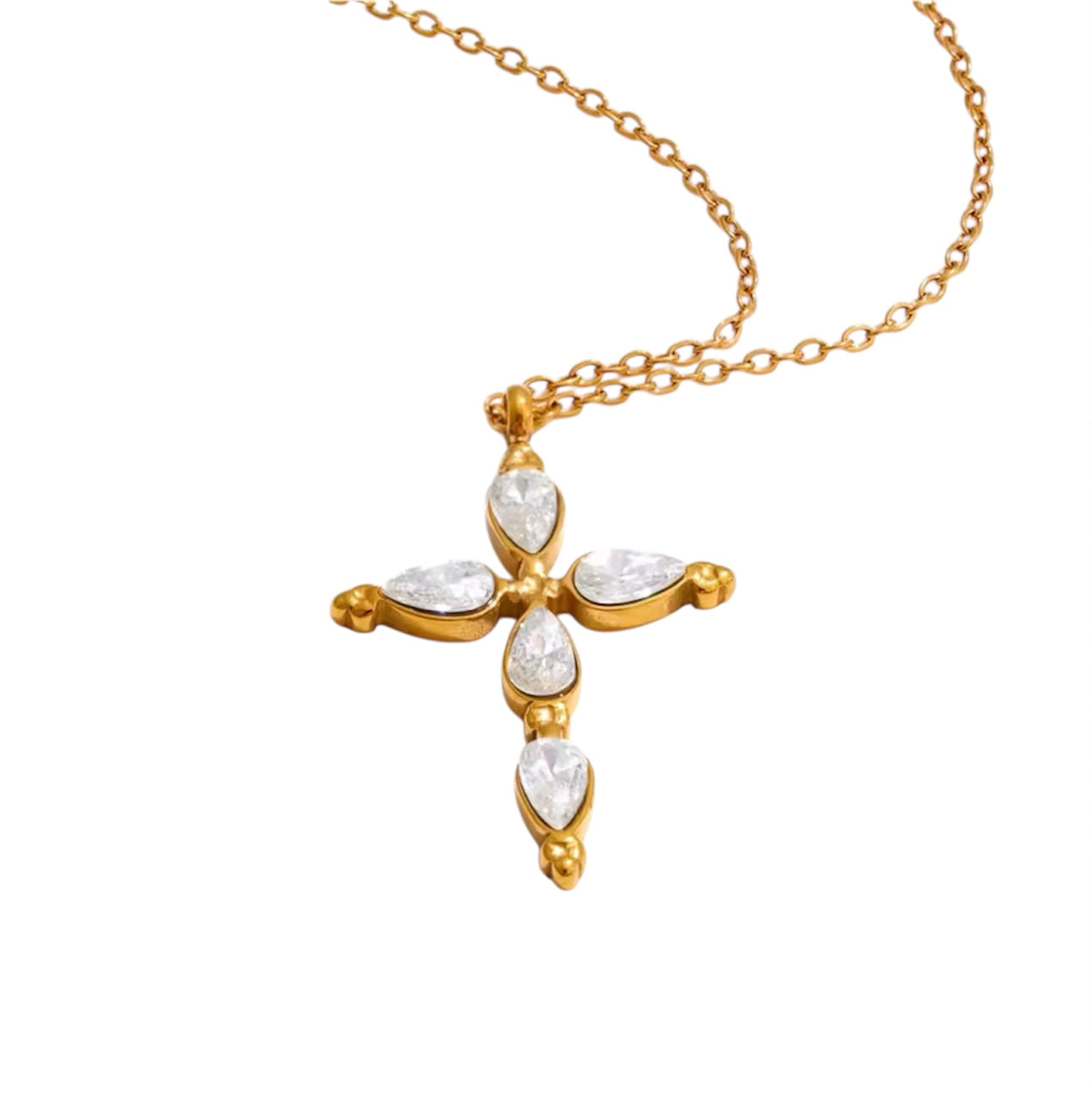 Cruz Hojitas de Cristal