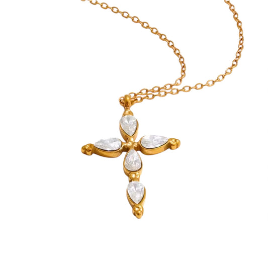 Cruz Hojitas de Cristal