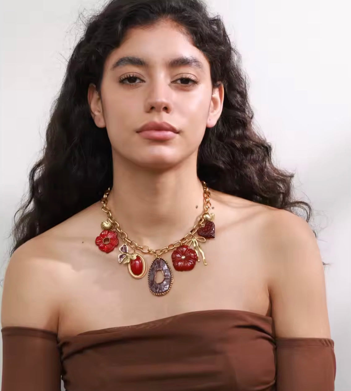 Collar Velvet Bloom