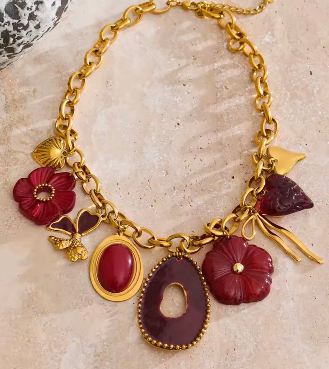 Collar Velvet Bloom